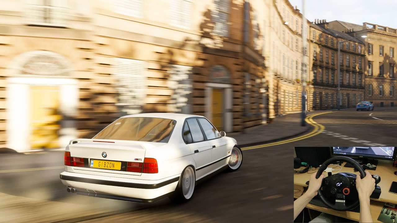 BMW M5 E34 - Forza Horizon 4 | Logitech Driving Force GT Gameplay