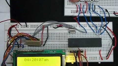 LCD based digital clock with 8051 microcontroller Project