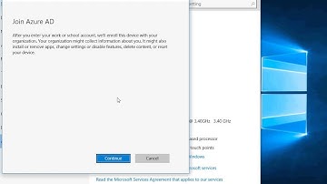 How to join Azure AD from a Windows 10 computer