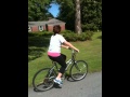 sil riding her bike