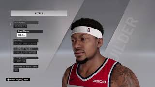 Bradley Beal face in NBA 2K21