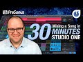 IMSTA ONLINE: PreSonus Studio One Full mix in 30 min | Joe Gilder