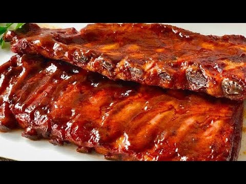 Costillas de cerdo en SALSA barbacoa ? casera. ¡AUTÉNTICO SABOR BBQ?! -  YouTube