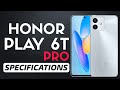 Honor Play 6T pro | specifications & features & review