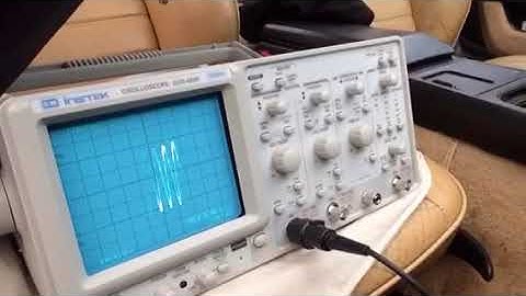 Speed sensor oscilloscope 5ms