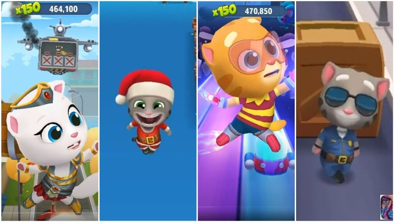 Talking Tom Gold Run - All Best Funny Fails