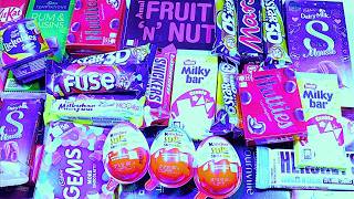 Food Theory:Lots of Candies,Cadbury Chocolate Unboxing ASMR