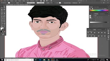 How To Make Cartoon Yourself | Adobe Illustrator CC 2017 | Make An Avatar Of Yourself