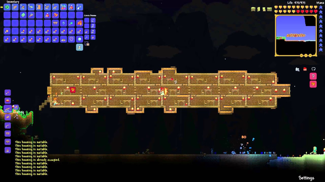 Small House For Many NPCs Terraria YouTube