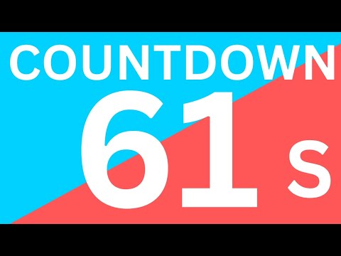 61 seconds timer ⌛ (sixty one second timer ⌛)