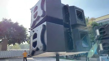 LA 110 single 10 inch line array sound system LA 218 dual 18 inc subwoofer