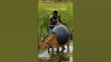 Man Finds Slug on Deer, Gently Returns Slug to Nature, Deer Goes Home Safely #animalrescue #wildlife