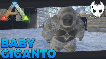 ARK: Survival Evolved - BABY GIGANTOPITHECUS ARGY AND SABERTOOTH - S3E49 - Let
