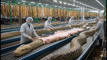 ;Inside the Python leather Factory– (Full Process) How Top-Tier Snakeskin Boots Are Formed