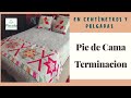 Borde final del pie de cama