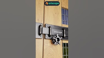 Brilliant Gear-Powered Door Latch with a Cool Sliding Mechanism!