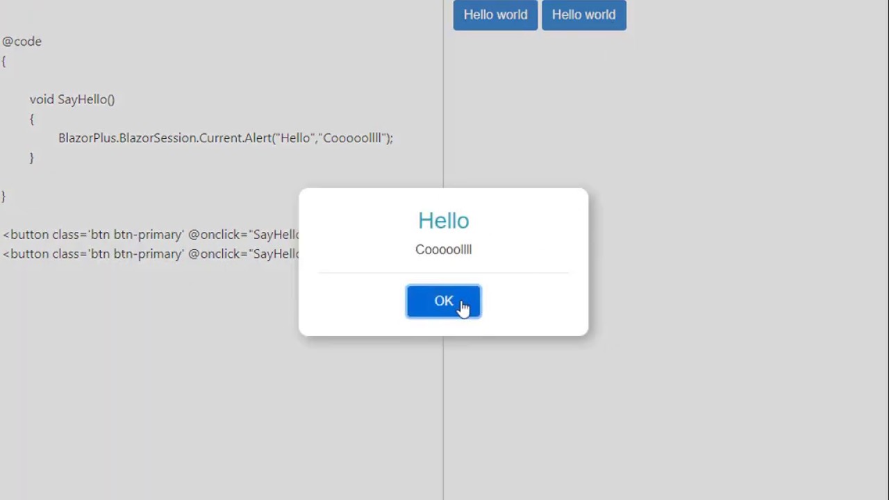 blazor fiddle demo - YouTube