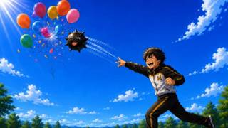 IN THIS GAME I HAVE TO HIT THE BALLOONS screenshot 2