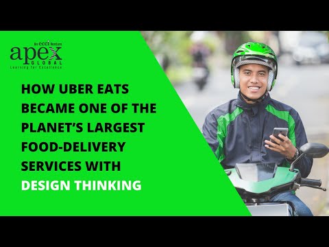 How Uber Eats Became One of the  Largest Food-Delivery Services using Design Thinking | APEX Global - video from APEX Global