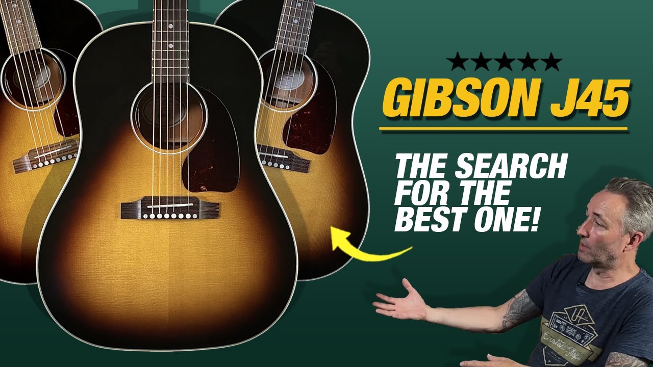 Gibson J-45 VS アコースティックギター 2006年製 Gibson J 45 Standard vs 60s Original Comparison Video Jay☆Channel