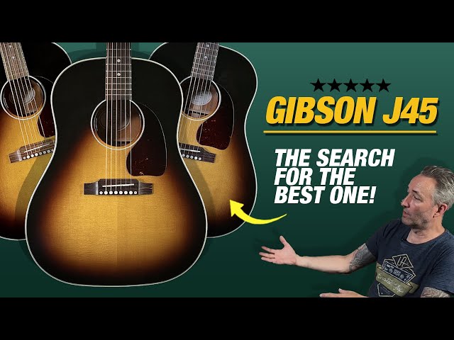4 Gibson J-45 Guitars – Which One Sounds Best?? Gibson 1960s J45