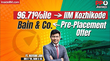 How This CA Made It Into IIM Kozhikode With 96.71%ile, ft. Mayank Jain, IIM K ‘25, Bain & Co.