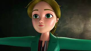 3D Women Cartoon Character