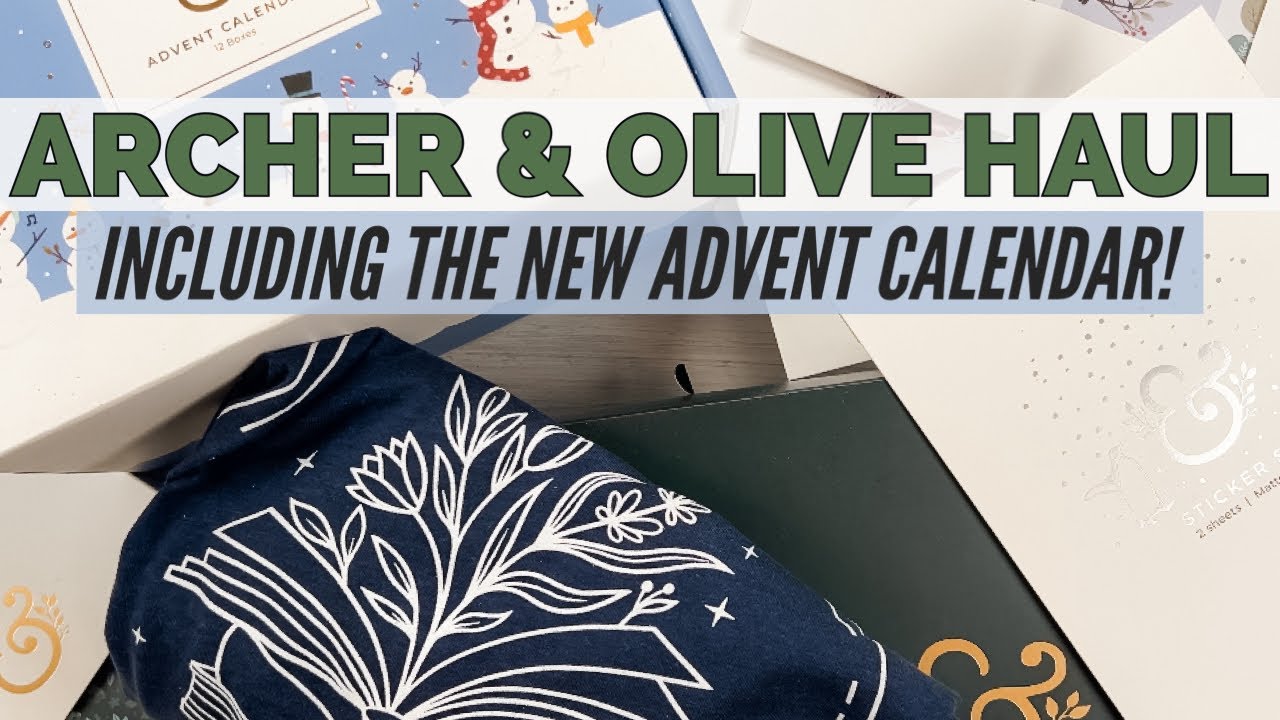 Huge archer olive haul unboxing advent calendar holiday items and