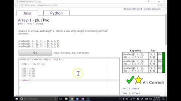 Coding Bat Solutions - Arrays 1 - plusTwo
