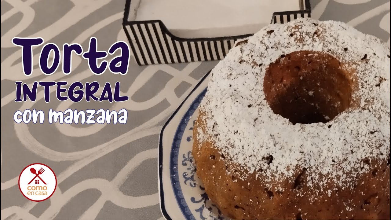 TORTA INTEGRAL CON MANZANA