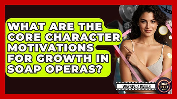 What Are The Core Character Motivations For Growth In Soap Operas? - Soap Opera Insider