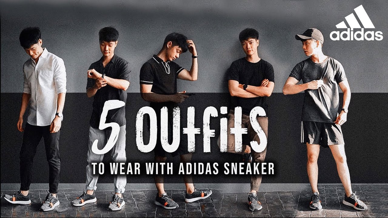 แต่งตัว 5 ลุค 5 สไตล์ ดูดีแบบ minimal ด้วยรองเท้า Adidas | Here's Jae