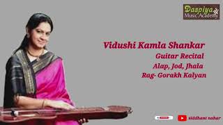 Vidushi Kamla Shankar | Guitar | Alap Jod Jhala | Rag Gorakh Kalyan