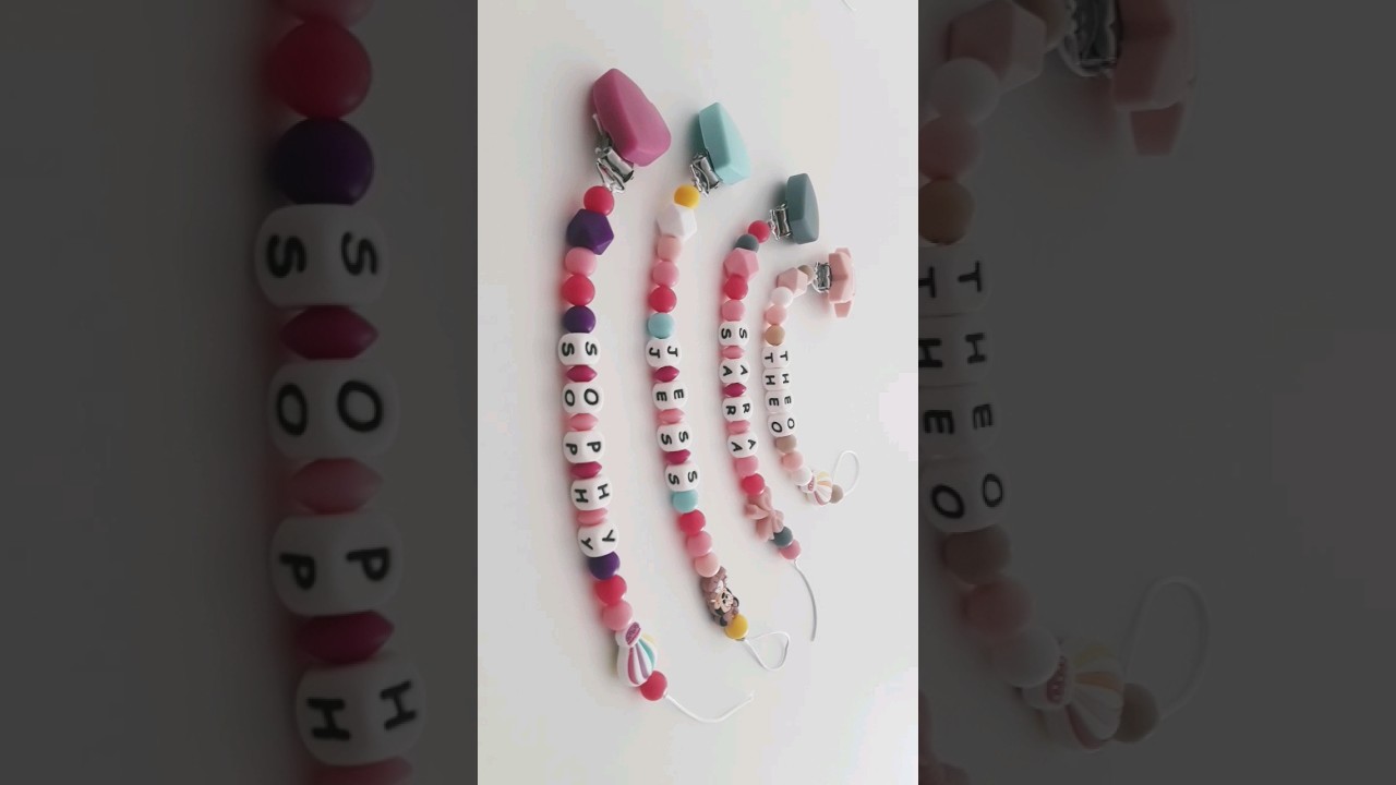 Lantisoare din silicon pentru suzeta! 