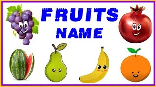 Learn Name Of Fruits || Types Of Fruits and their Name and Pictures || List Of Fruits Name |Nkidstv