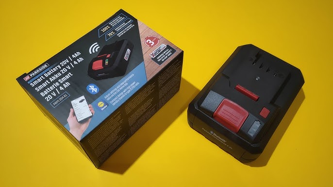 NEW Parkside 20V battery and charger: 21700 8 Ah Bluetooth Performance 