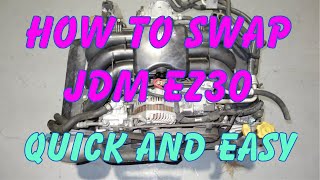 How To Jdm Ez30 Swap Subaru Tribeca & Outback