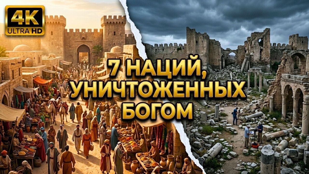 7 НАРОДОВ, О КОТОРЫХ БИБЛИЯ СКАЗАЛА, ЧТО ОНИ БУДУТ УНИЧТОЖЕНЫ — ПОСМОТРИТЕ, ЧТО ОТ НИХ ОСТАЛОСЬ...
