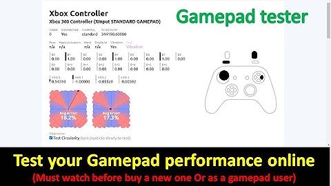 Gamepad-tester || Controleer of elke knop op je controller perfect werkt of niet || Joystick-tester
