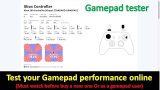 Gamepad tester || Check every button on your Controller works perfectly or not || Joysticks Tester screenshot 3