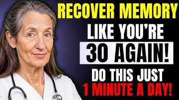 The 1-Minute Exercise Every Senior Needs to Recover Memory (IN JUST 1 WEEK!) | Barbara O
