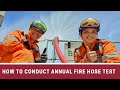 VLOG#4- HOW TO CONDUCT ANNUAL FIRE HOSE TEST | How to be  Third Mate Series | Show and Tell Shawntel