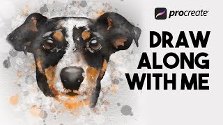 #78 WATER COLOUR PET  Procreate tutorial