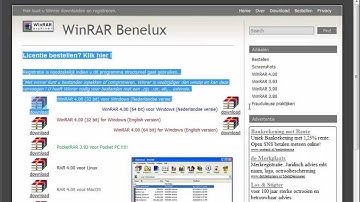 Winrar Uitpakken
