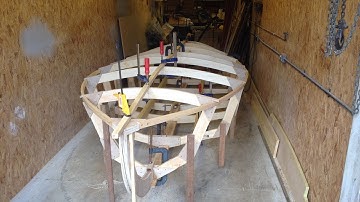 Rocket Hydroplane Build #3 First Assembly Frames and Stingers