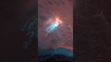 Power Lines Put on a Light Show || ViralHog