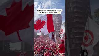 Canadians in FULL SUPPORT ahead of final Group Stage match vs Switzerland 👏 #WorldCup | #Canada