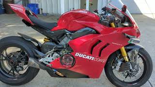 Panigale V4S with a LOT of mods