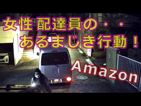 女性配達員の・・あるまじき行為！・・Amazon・・迷惑運転者たち　【トレーラー】【車載カメラ】トラ吉番外編・・