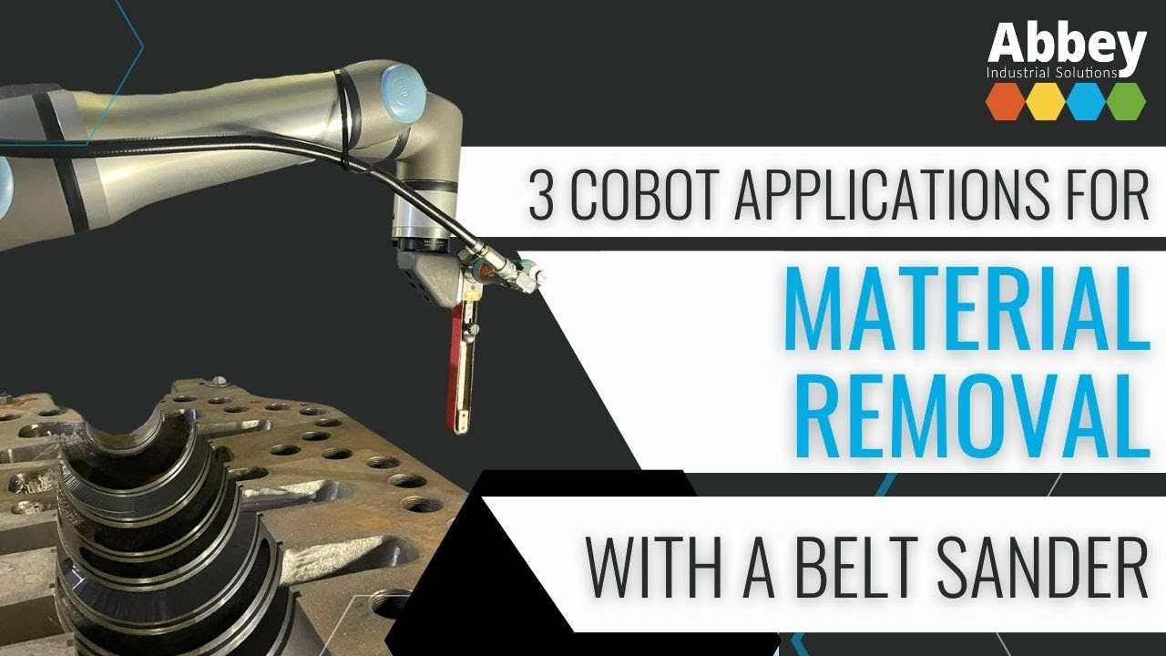 3 Cobot Applications For Material Removal Automation | Manufacturing Automation